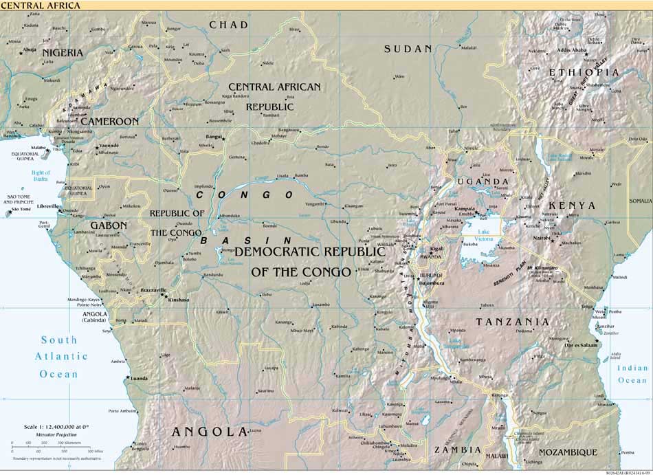 Terreng kart Sentral Afrika