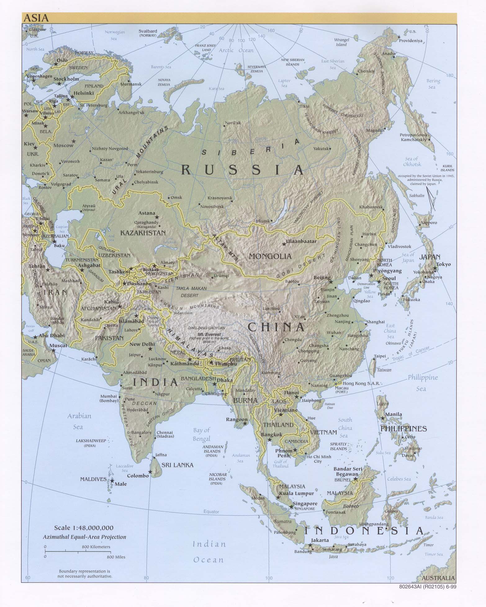 Terreng kart over Asia 2009